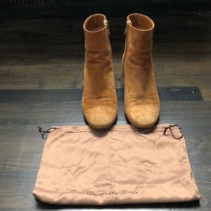 Gianvito Rossi Tan Suede Boots